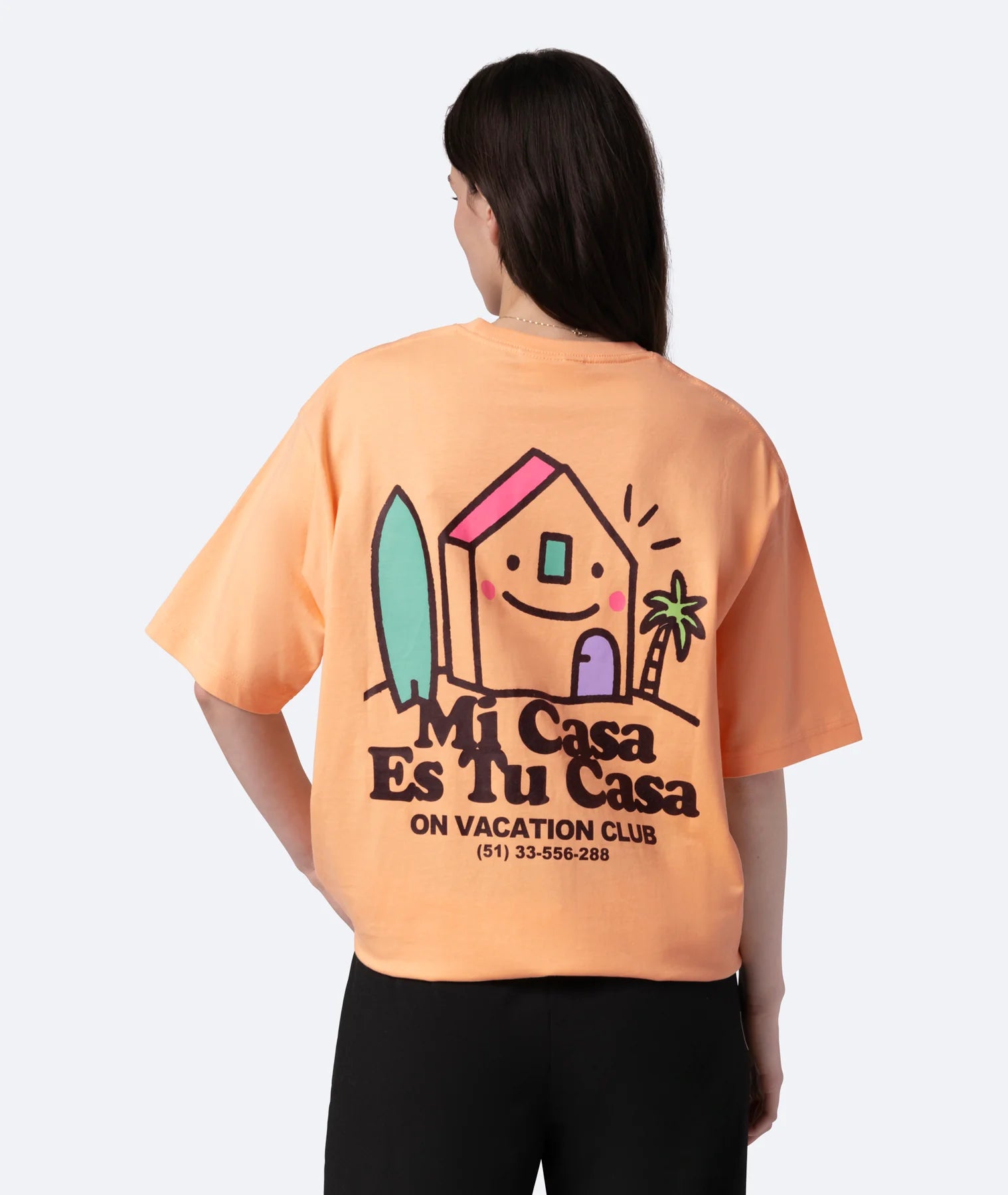 Mi Casa T-Shirt Peach