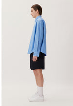 Lade das Bild in den Galerie-Viewer, Studio Oversized Shirt Mittelblau
