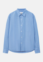 Lade das Bild in den Galerie-Viewer, Studio Oversized Shirt Mittelblau