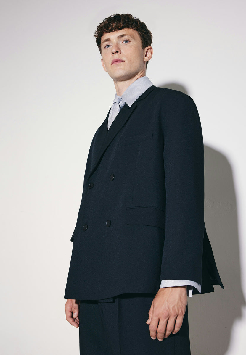 Studio Double Breasted Blazer Black – Geschwisterliebe