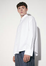 Lade das Bild in den Galerie-Viewer, Studio Cropped Oversize Shirt White