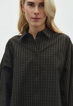 Lade das Bild in den Galerie-Viewer, Pamila Bluse Black/Brown Check