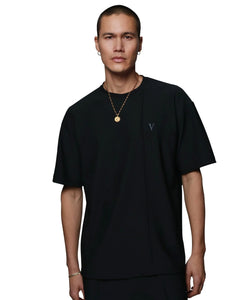 Pleated T-Shirt Black