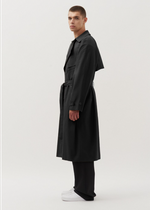 Lade das Bild in den Galerie-Viewer, Studio Trench Coat Black