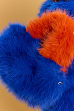 Lade das Bild in den Galerie-Viewer, Bamboo Faux Fur Tote Bag Blue