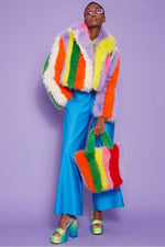 Lade das Bild in den Galerie-Viewer, Handmade Mixed Faux Fur Gigi Multi