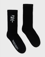 Lade das Bild in den Galerie-Viewer, AVY Organic Crew Socks Black/White