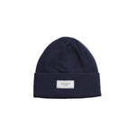 Lade das Bild in den Galerie-Viewer, Merino Patch Beanie Dark Navy