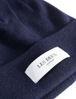 Lade das Bild in den Galerie-Viewer, Merino Patch Beanie Dark Navy