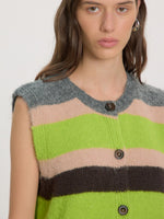 Lade das Bild in den Galerie-Viewer, Wedeke Knit Vest Multi Stripe
