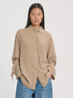 Lade das Bild in den Galerie-Viewer, Juri Bluse Beige/Pink
