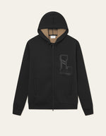 Lade das Bild in den Galerie-Viewer, Neythan Zip Hoodie Black
