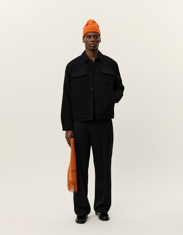 Nash Twill Wool Jackert Black