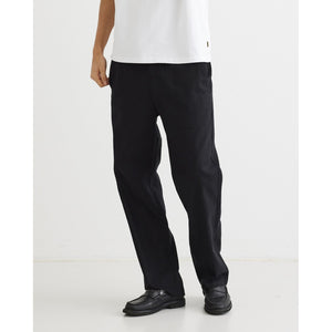 Eik Linen Pants Black