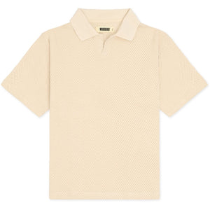 Moul Mesh Polo Off White