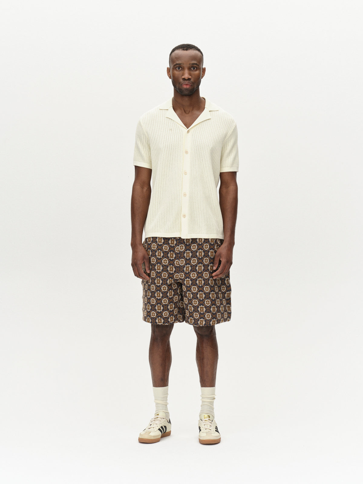 Geno Resort Shirt Ecru Light