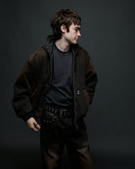 Lade das Bild in den Galerie-Viewer, Studded Zip Up Jacket Rust Wash
