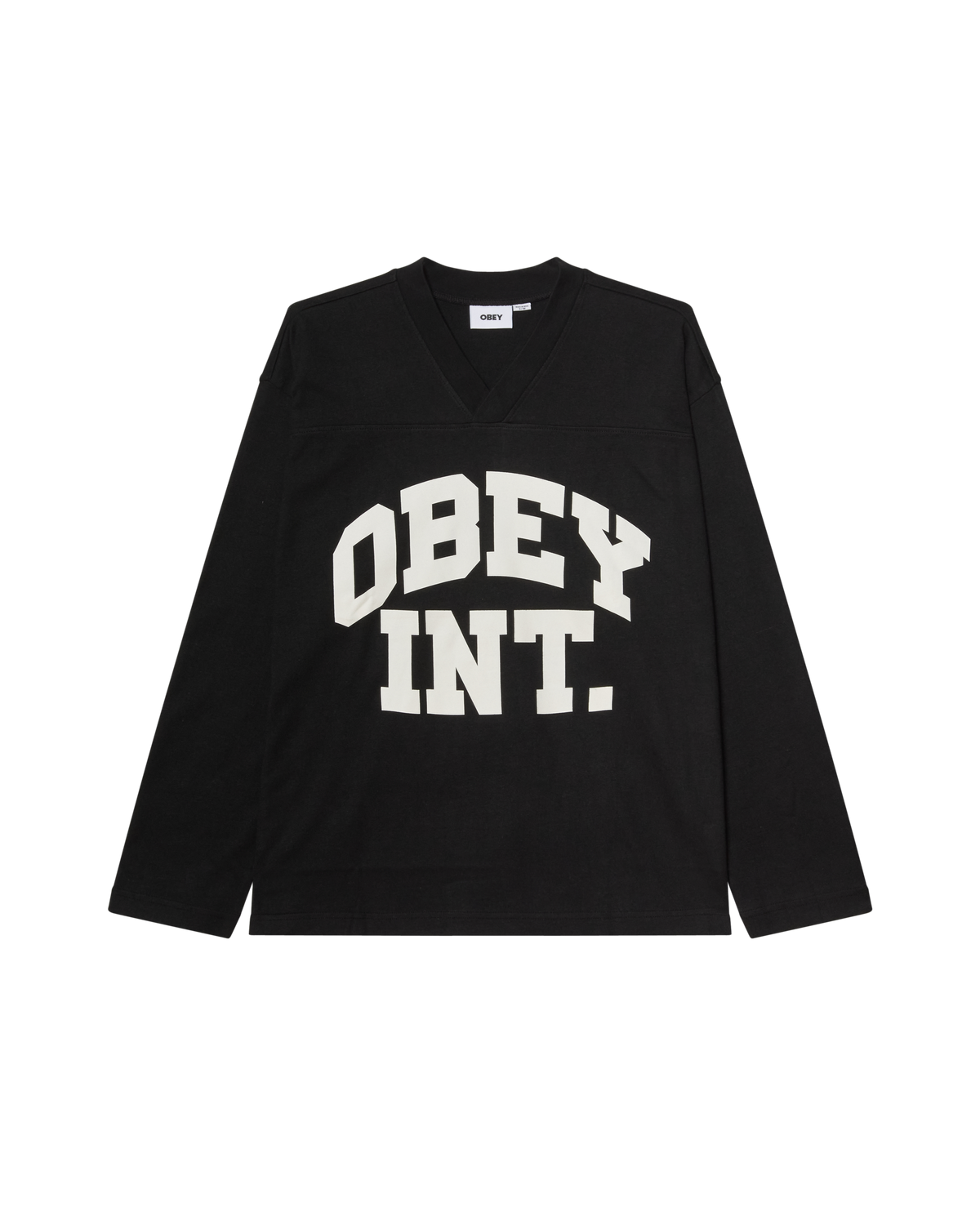 Football Jersey Longsleeve Black