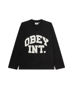 Lade das Bild in den Galerie-Viewer, Football Jersey Longsleeve Black
