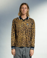 Lade das Bild in den Galerie-Viewer, Polo Collar Sports Shirt Leopard Multi
