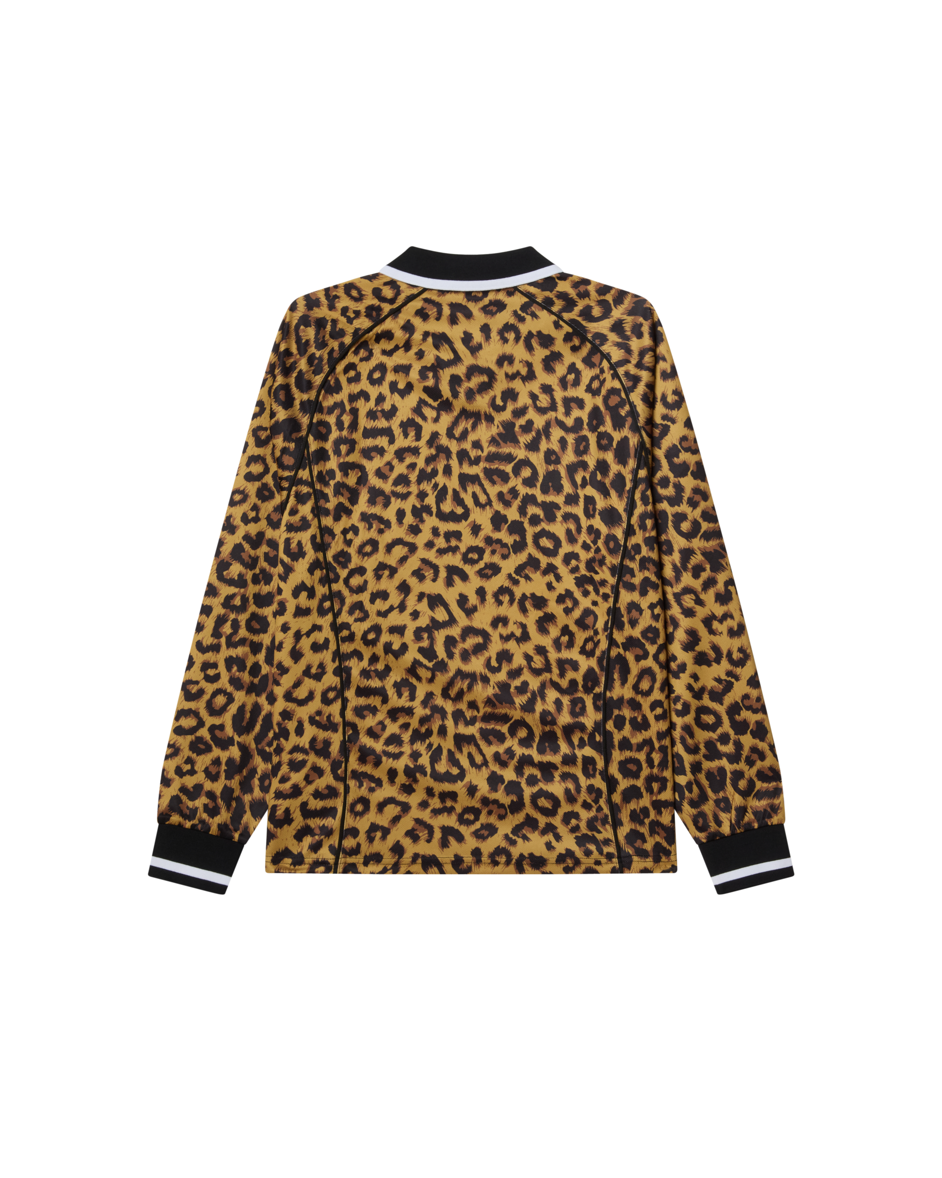 Polo Collar Sports Shirt Leopard Multi