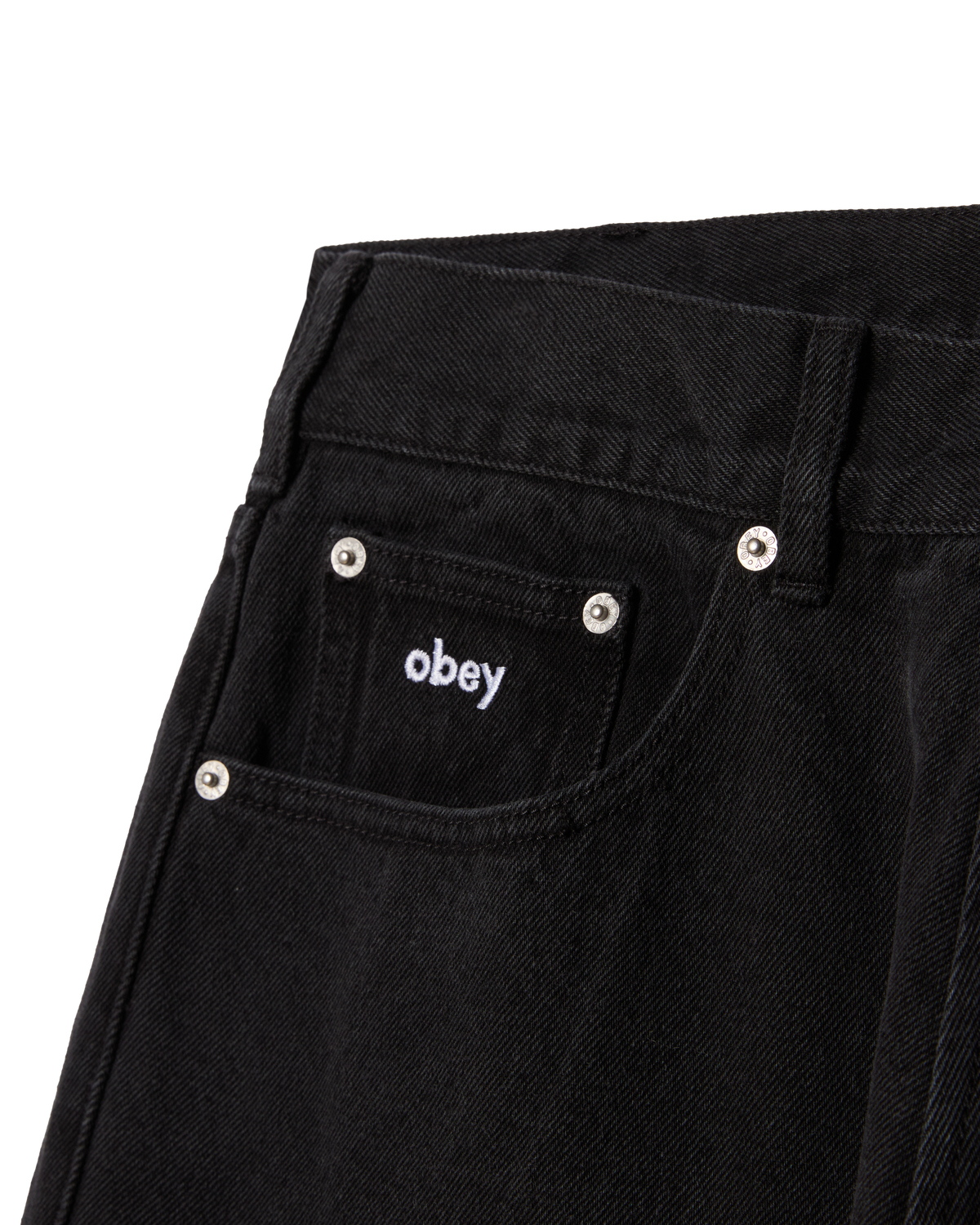 Bigwig Baggy Denim Washed Black