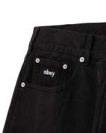Lade das Bild in den Galerie-Viewer, Bigwig Baggy Denim Washed Black
