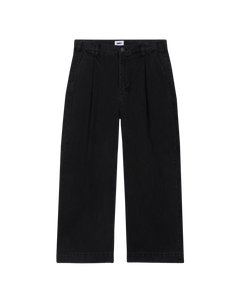 Oliver Pleated Denim Pant Faded Black