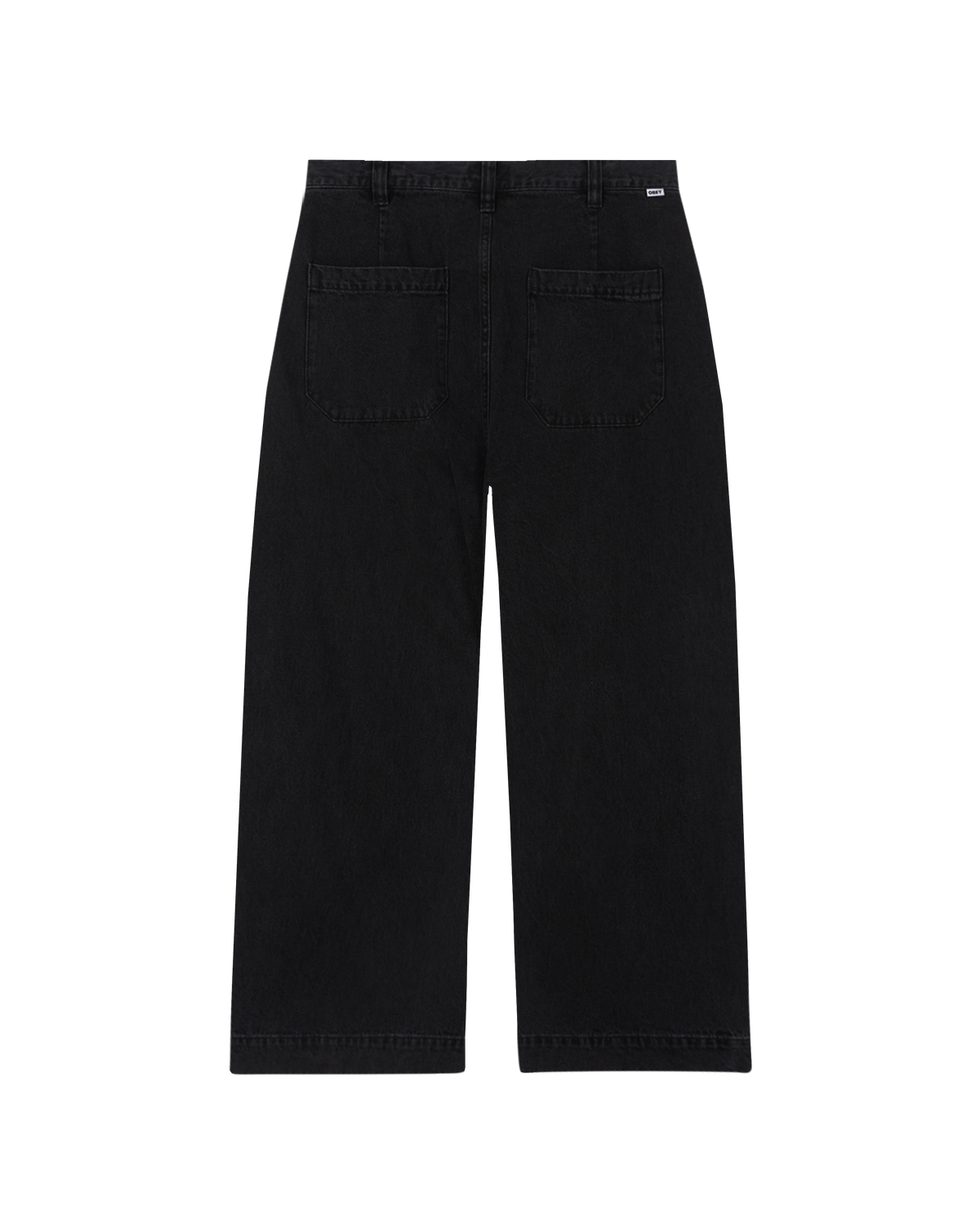 Oliver Pleated Denim Pant Faded Black