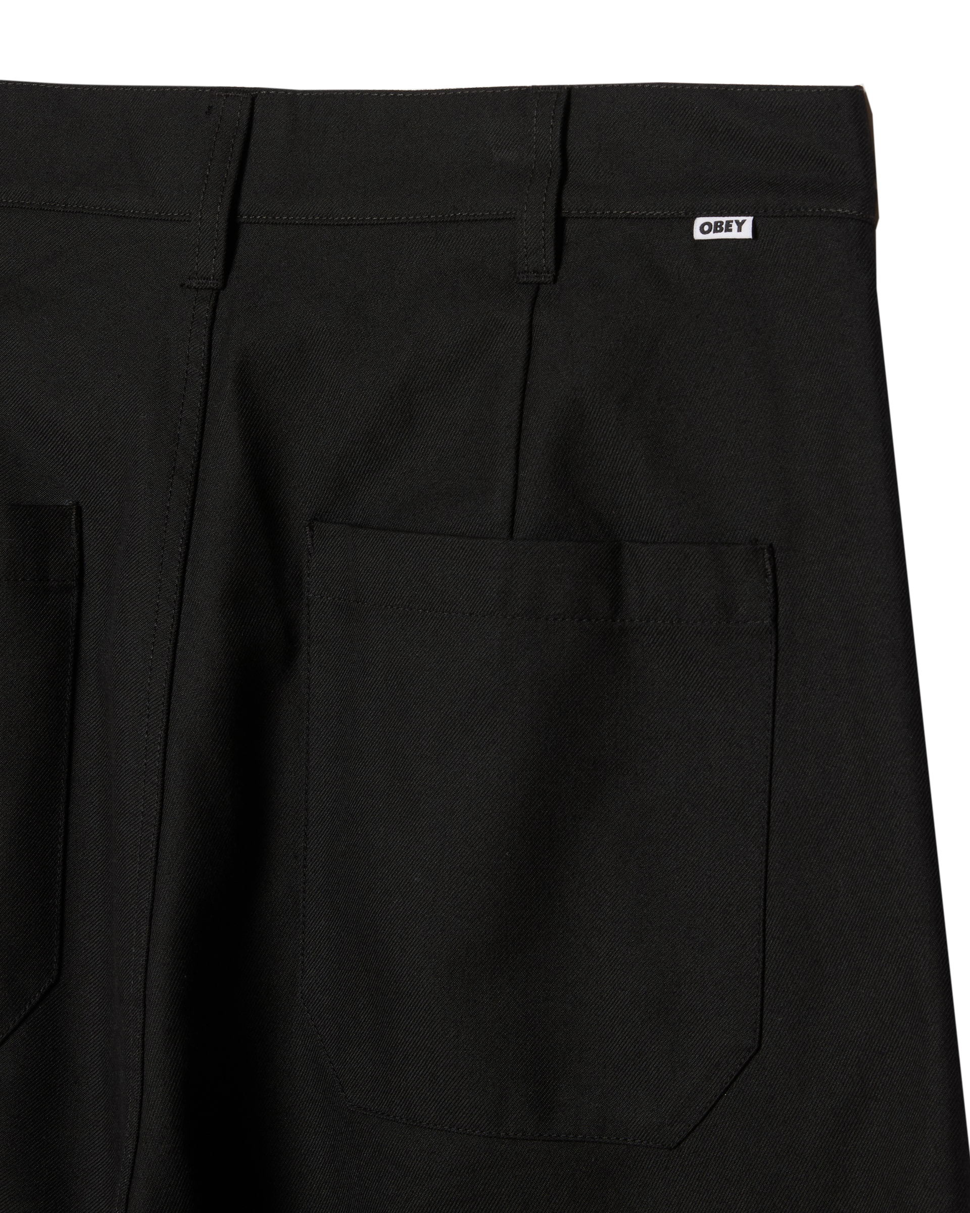 Oliver Pleated Pants Black