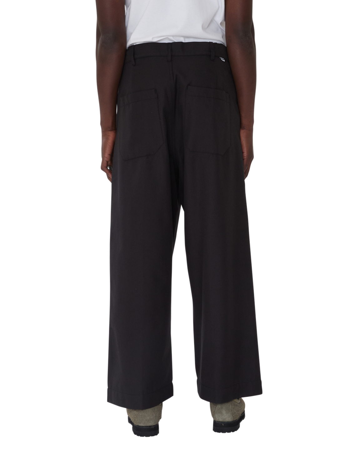 Oliver Pleated Pant Pirate Black