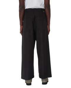 Oliver Pleated Pant Pirate Black
