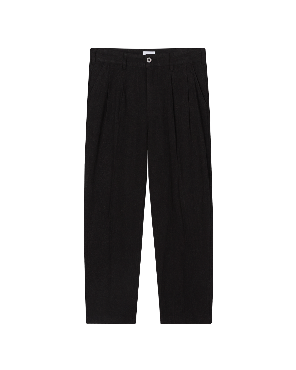 Fubar Linen Pleated Pant Digital Black