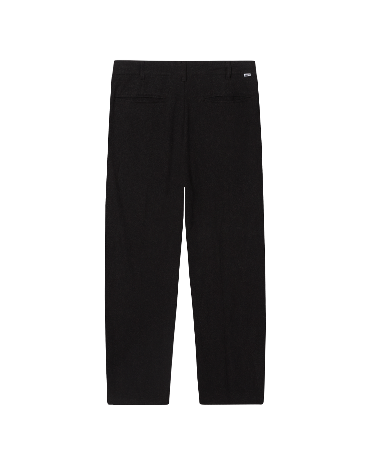 Fubar Linen Pleated Pant Digital Black