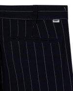 Lade das Bild in den Galerie-Viewer, Dean Stripe Pleated Pants Navy Pinstripe

