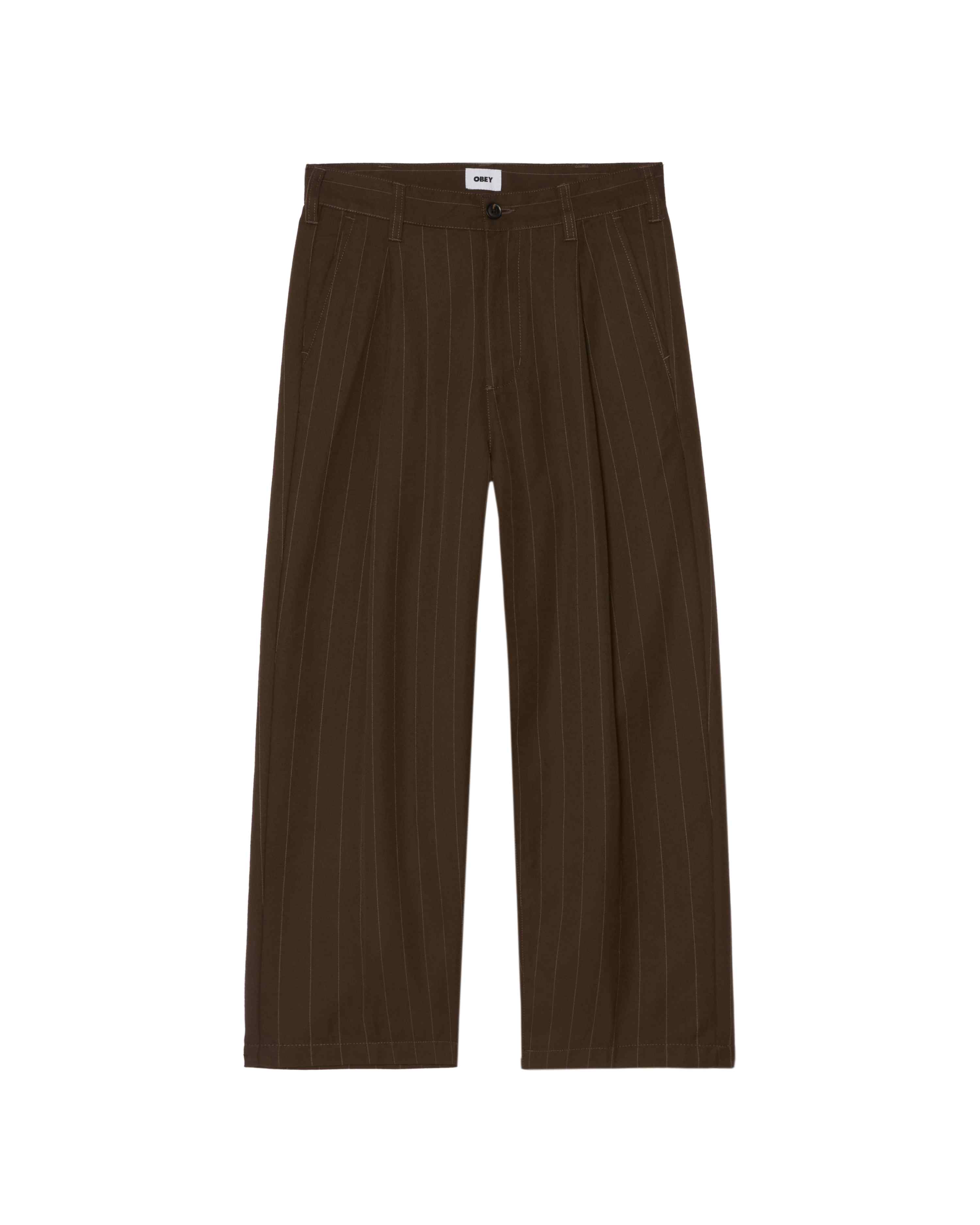 Dean Stripe Pleated Pant Wren