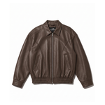 Lade das Bild in den Galerie-Viewer, Mercy Faux Leather Jacket Vintage Brown
