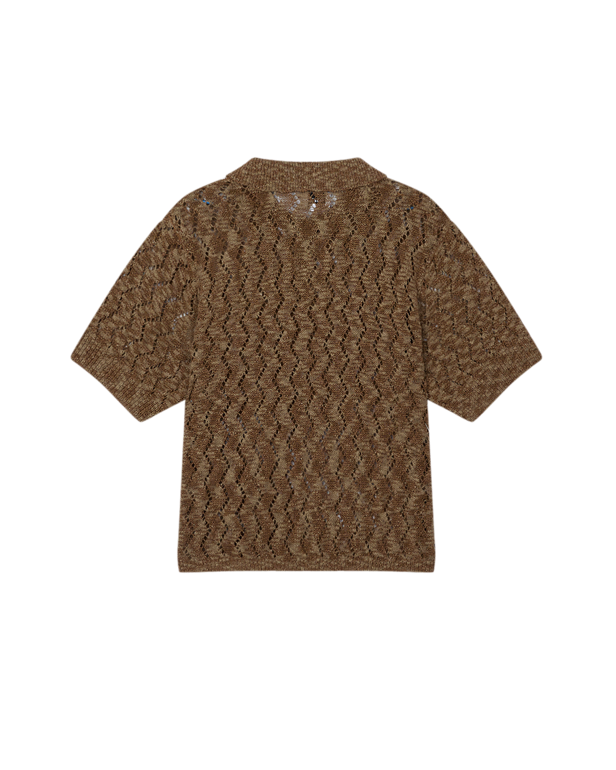 Andre Polo Sweater Toffee Brown