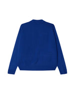 Lade das Bild in den Galerie-Viewer, Floral Zip Cardigan Surf Blue
