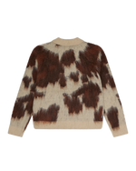 Lade das Bild in den Galerie-Viewer, Cow Pattern Zip Sweater Cow Multi
