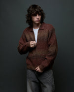 Lade das Bild in den Galerie-Viewer, Anton Gradient Cardigan Brown Multi
