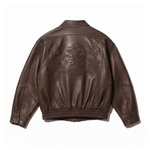 Lade das Bild in den Galerie-Viewer, Mercy Faux Leather Jacket Vintage Brown
