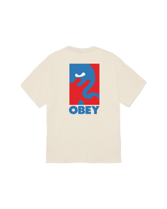 Obey Cropped Icon Cream