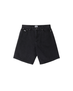 Bigwig Baggy Denim Short Faded Black