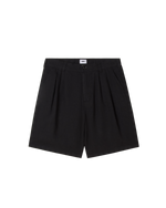 Lade das Bild in den Galerie-Viewer, Foster Pleated Linen Short Black
