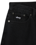 Lade das Bild in den Galerie-Viewer, Bigwig Baggy Denim Short Washed Black
