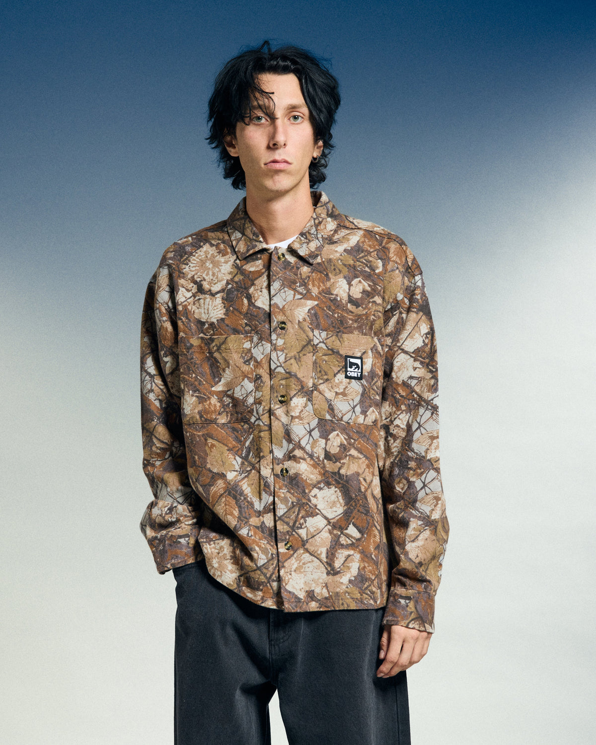 Woven Shirt Fence Camo Multi