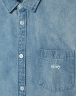 Lade das Bild in den Galerie-Viewer, Owens Denim Shirt Bleached Indigo
