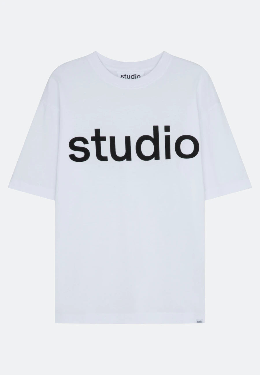 Studio Oversized Tee Weiß