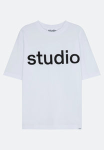 Studio Oversized Tee Weiß